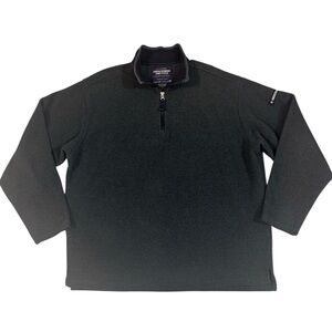 Vtg Abercrombie & Fitch Mens XL 1/4 Zip Pullover Sweatshirt Fleece Anti Pilling